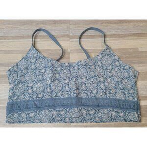 Lucky Brand Women's Size XL Spagetti Strap Tank Top Sports Summer Floral